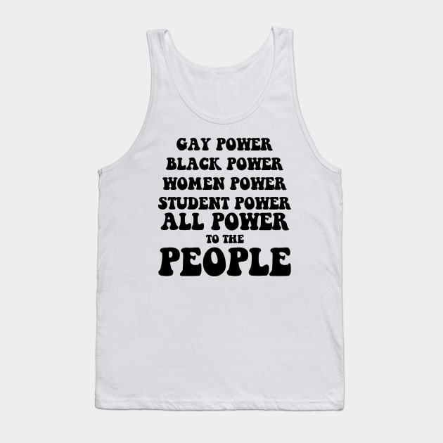 ALL POWER Tank Top by TheCosmicTradingPost